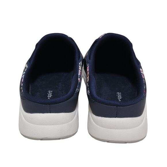 Easy Spirit Women Travel Time 594 Slip On Mule Clogs Size US 5M Navy Floral - Picture 6 of 7